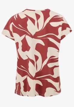 Cellbes of Sweden Trikåtopp med korta ärmar Marin / Blommig