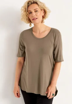 Cellbes of Sweden Trikåtopp med korta ärmar Nougat / Enfärgad Best