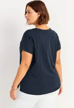 Cellbes of Sweden Trikåtopp med korta ärmar Marin New