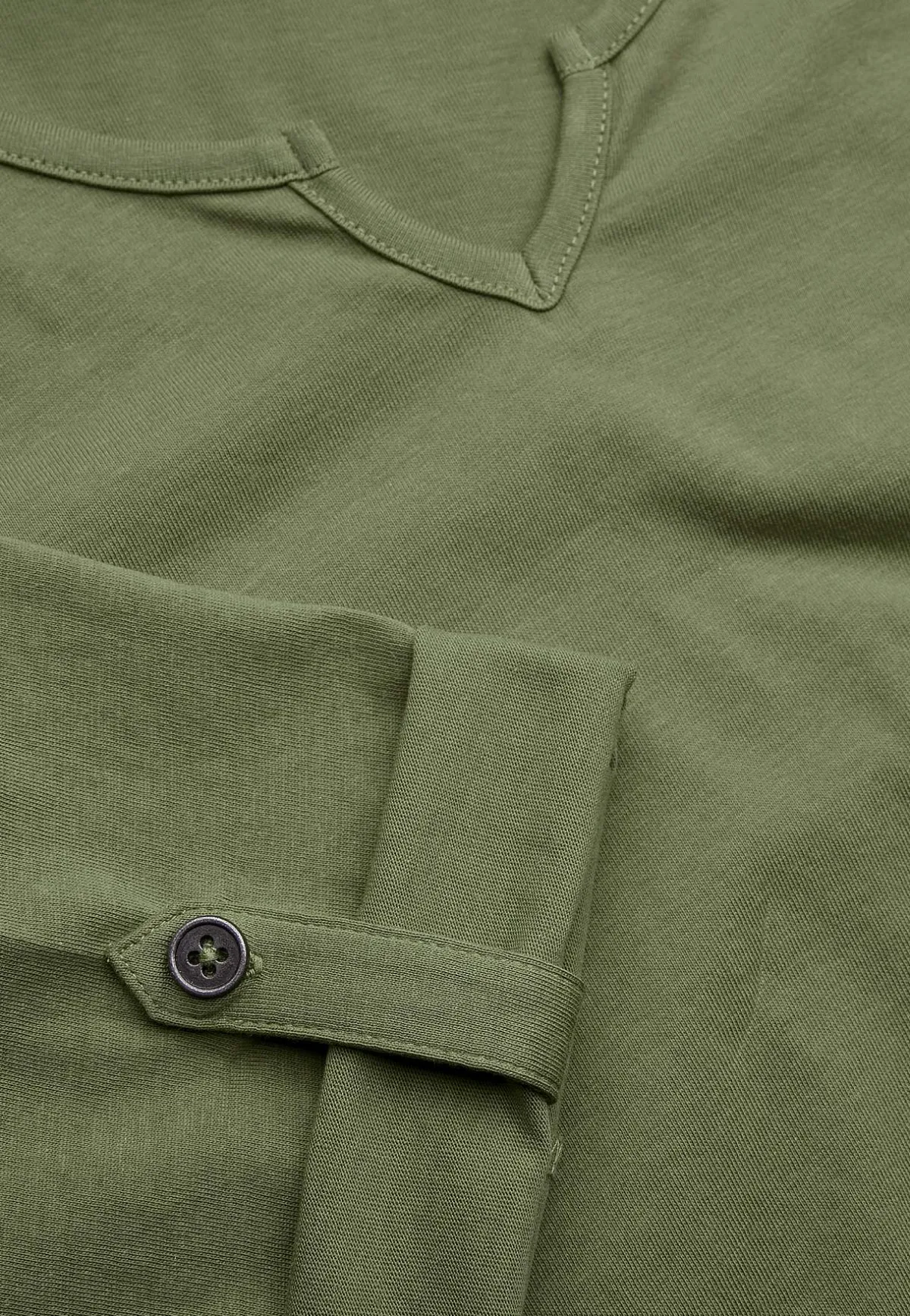 Cellbes of Sweden Trikåtopp med 3/4-långa ärmar Khakigrön Clearance