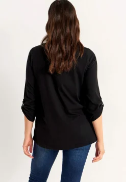 Cellbes of Sweden Trikåtopp med 3/4-långa ärmar Svart Clearance