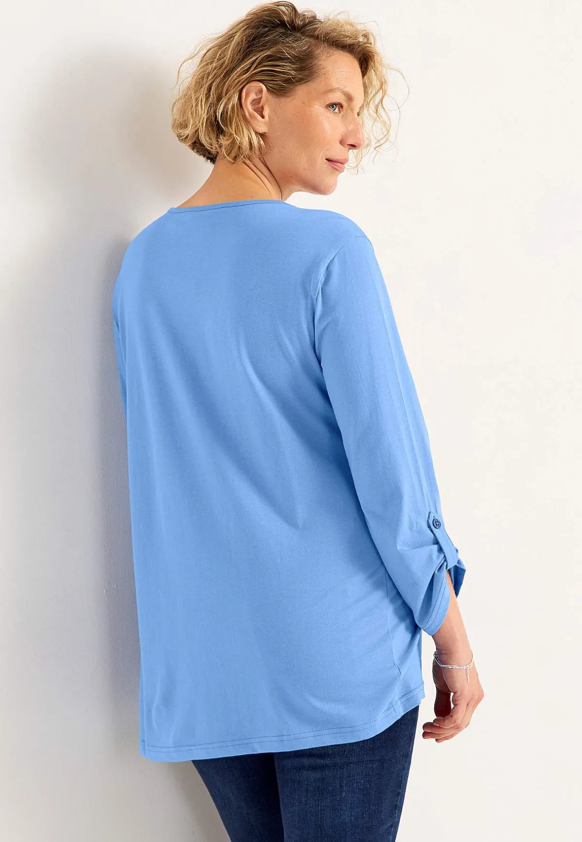 Cellbes of Sweden Trikåtopp med 3/4-långa ärmar Blå Best