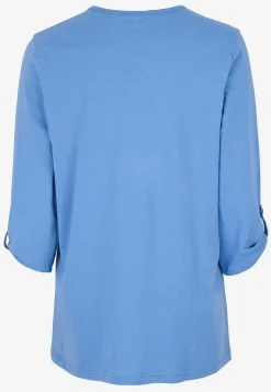 Cellbes of Sweden Trikåtopp med 3/4-långa ärmar Blå Best