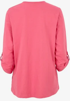 Cellbes of Sweden Trikåtopp med 3/4-långa ärmar Mörkrosa Outlet