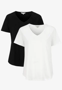 Cellbes of Sweden Trikåtopp med raglanärm Alex 2-pack Vit + Svart Outlet