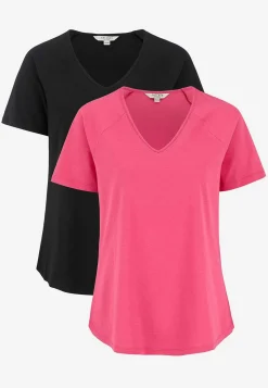 Cellbes of Sweden Trikåtopp med raglanärm Alex 2-pack Marin + Cerise Online