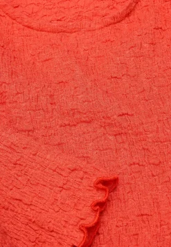 Cellbes of Sweden Trikåtopp med struktur Mörk korall Sale