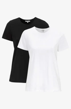 Cellbes of Sweden Trikåtopp 2-pack Vit + Svart Clearance