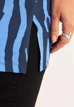 Cellbes of Sweden Trikåtunika i ekologisk bomull 2-pack Blå / Mönstrad + Marin Online