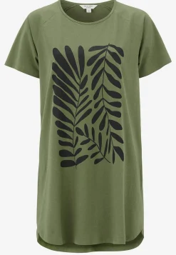 Cellbes of Sweden Trikåtunika i ekologisk bomull 2-pack Grön / Mönstrad + Svart Online