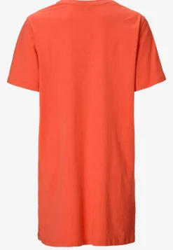 Cellbes of Sweden Trikåtunika i ekologisk bomull 2-pack Korall / Mönstrad + Mörk korall Discount