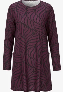 Cellbes of Sweden Trikåtunika med fickor Lila / Mönstrad Discount