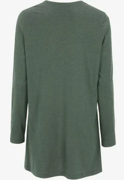 Cellbes of Sweden Trikåtunika med fickor Mörkgrön / Melerad Online