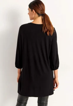 Cellbes of Sweden Trikåtunika med julmotiv Svart Outlet