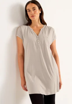 Cellbes of Sweden Trikåtunika med metallknappar Beige Best
