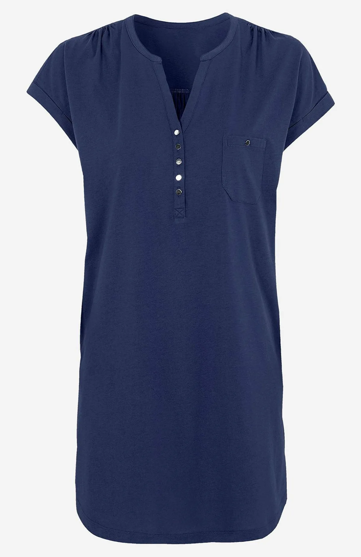 Cellbes of Sweden Trikåtunika med metallknappar Marin Hot