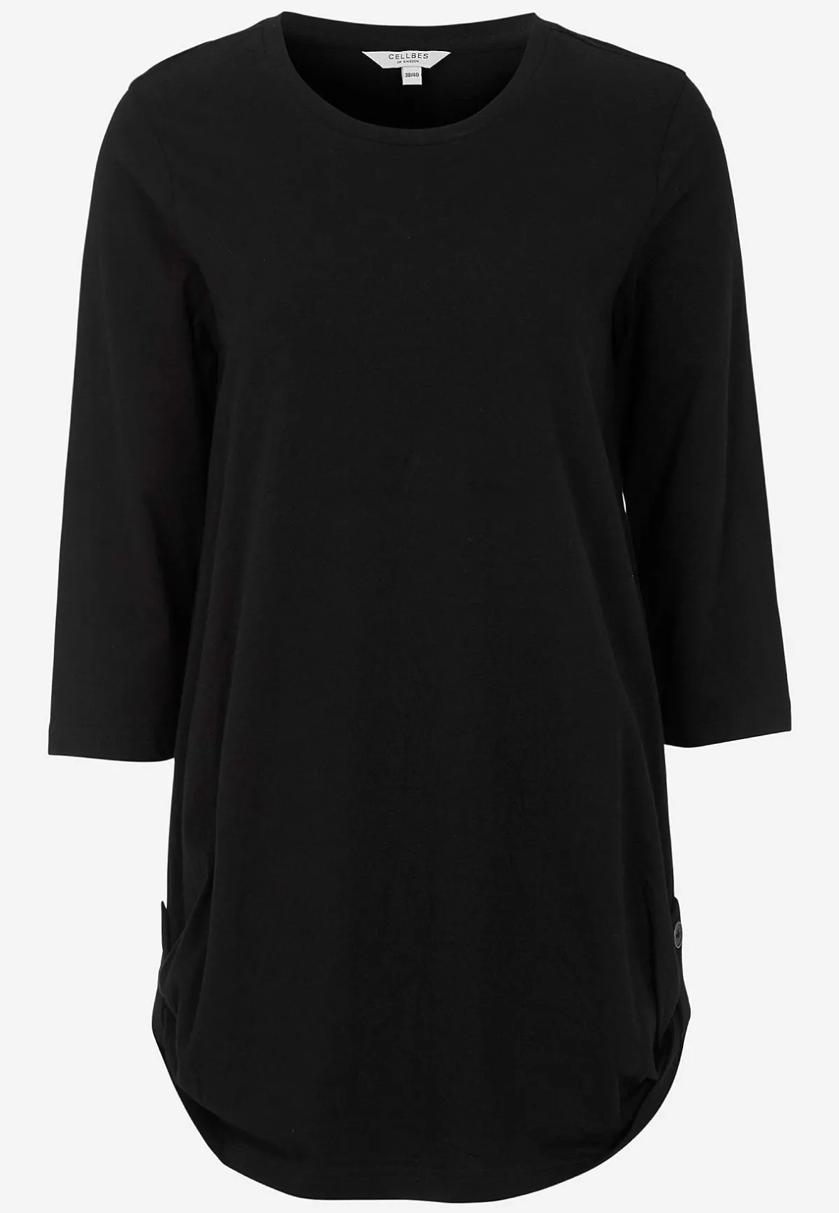 Cellbes of Sweden Trikåtunika med 3/4-ärm Alexia 2-pack Vinröd + Svart