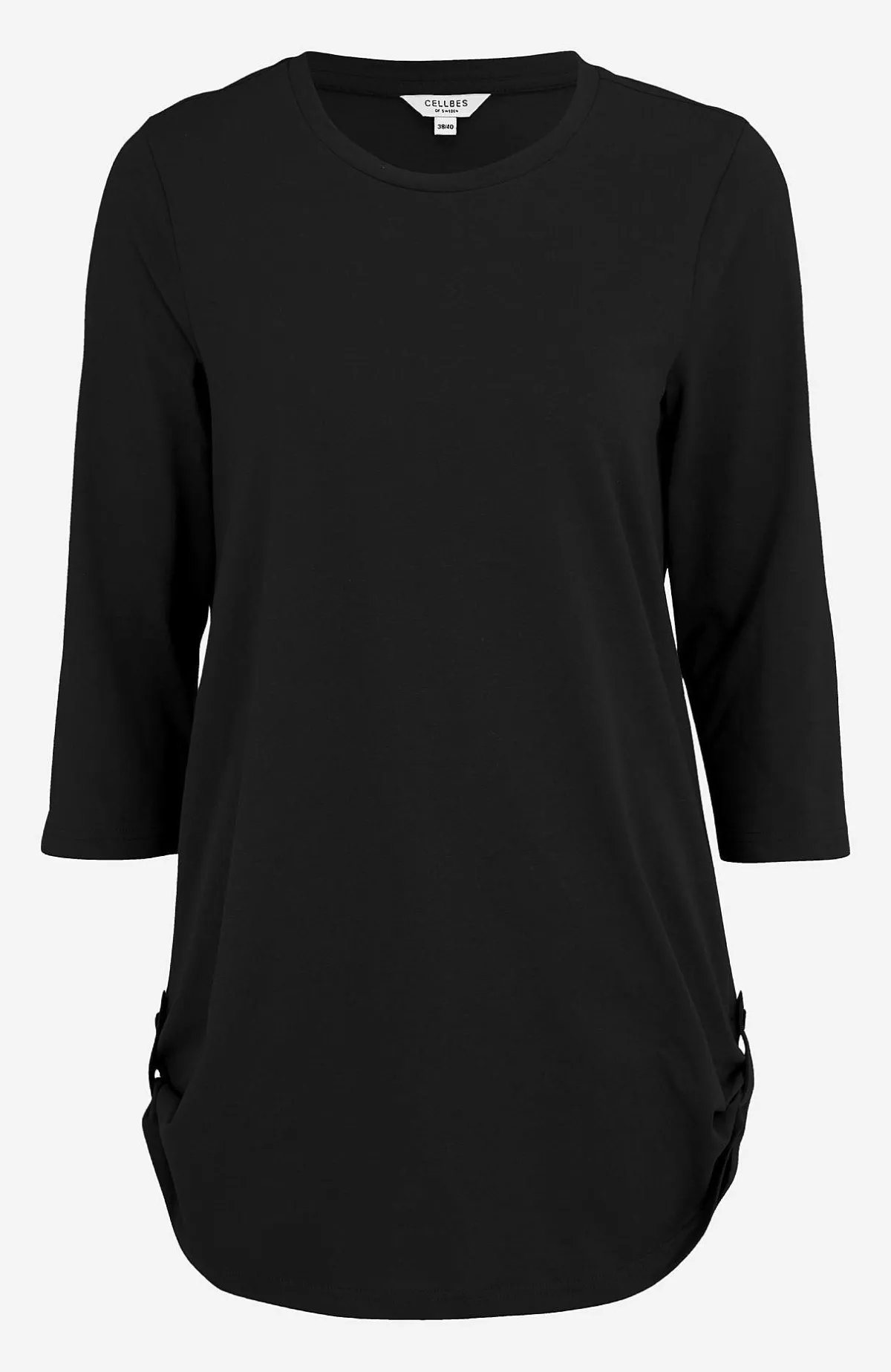 Cellbes of Sweden Trikåtunika med 3/4-ärm Alexia 2-pack Nougat + Svart Best