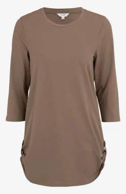 Cellbes of Sweden Trikåtunika med 3/4-ärm Alexia 2-pack Nougat + Svart Best