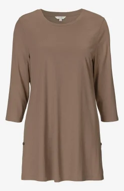 Cellbes of Sweden Trikåtunika med 3/4-ärm Alexia 2-pack Nougat + Svart Best