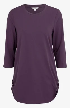 Cellbes of Sweden Trikåtunika med 3/4-ärm Alexia 2-pack Mörklila + Svart