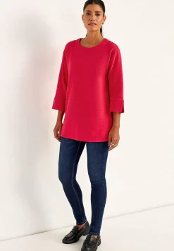 Cellbes of Sweden Trikåtunika med slitsar Marin Outlet