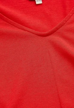 Cellbes of Sweden Trikåtunika med smickrande veck Röd Hot