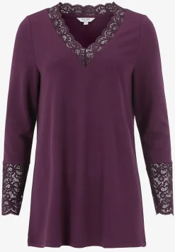 Cellbes of Sweden Trikåtunika med spetsdetaljer Clearance