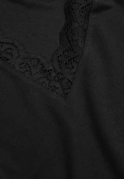 Cellbes of Sweden Trikåtunika med spetsdetaljer Svart Best