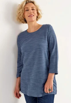 Cellbes of Sweden Trikåtunika med struktur Gråblå Hot