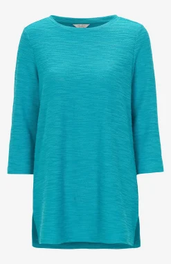 Cellbes of Sweden Trikåtunika med struktur Turkos Hot