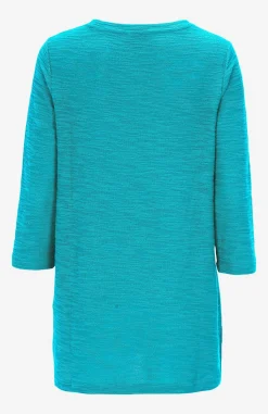 Cellbes of Sweden Trikåtunika med struktur Turkos Hot
