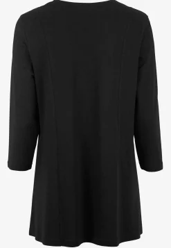 Cellbes of Sweden Trikåtunika med veckdetalj Svart / Enfärgad