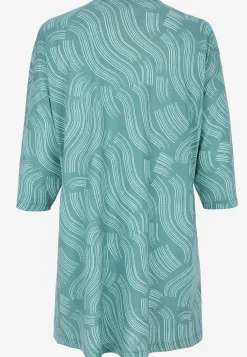 Cellbes of Sweden Trikåtunika med veckdetalj Svart / Mönstrad Sale