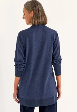 Cellbes of Sweden Tröja Premium i merinoull Mörkblå / Melange Discount