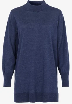 Cellbes of Sweden Tröja Premium i merinoull Mörkblå / Melange Discount