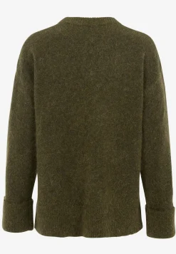 Cellbes of Sweden Tröja Premium i mohair- och ullblandning Mörkgrön / Melerad Clearance