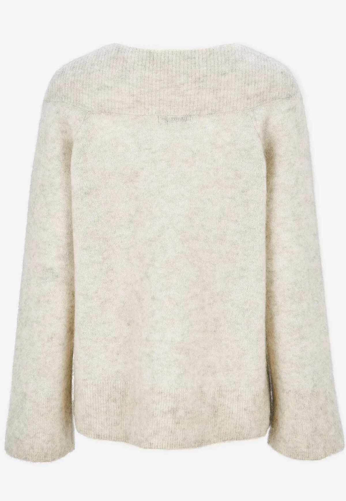 Cellbes of Sweden Tröja Premium i mohair- och ullblandning Gråbeige / Melange Outlet