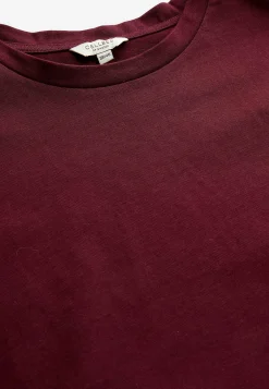 Cellbes of Sweden T-shirt i kraftig bomullstrikå Vinröd Best