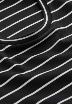 Cellbes of Sweden T-shirt i kraftig trikå Randig / Svart / Beige Best