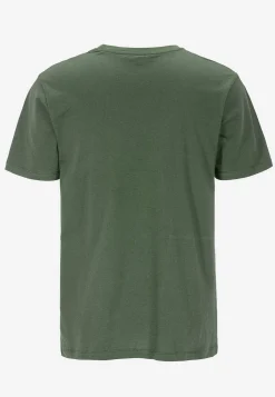 Cellbes of Sweden T-shirt med en bred rand Mörkgrön