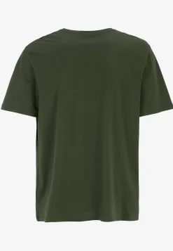 JACK & JONES PLUS T-shirt med stort tryck framtill Marin New