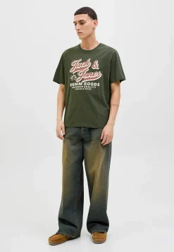 JACK & JONES T-shirt med texttryck Outlet