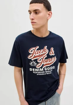 JACK & JONES T-shirt med texttryck Outlet