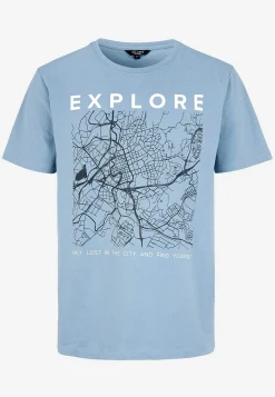 Cellbes of Sweden T-shirt med tryck Blå Sale