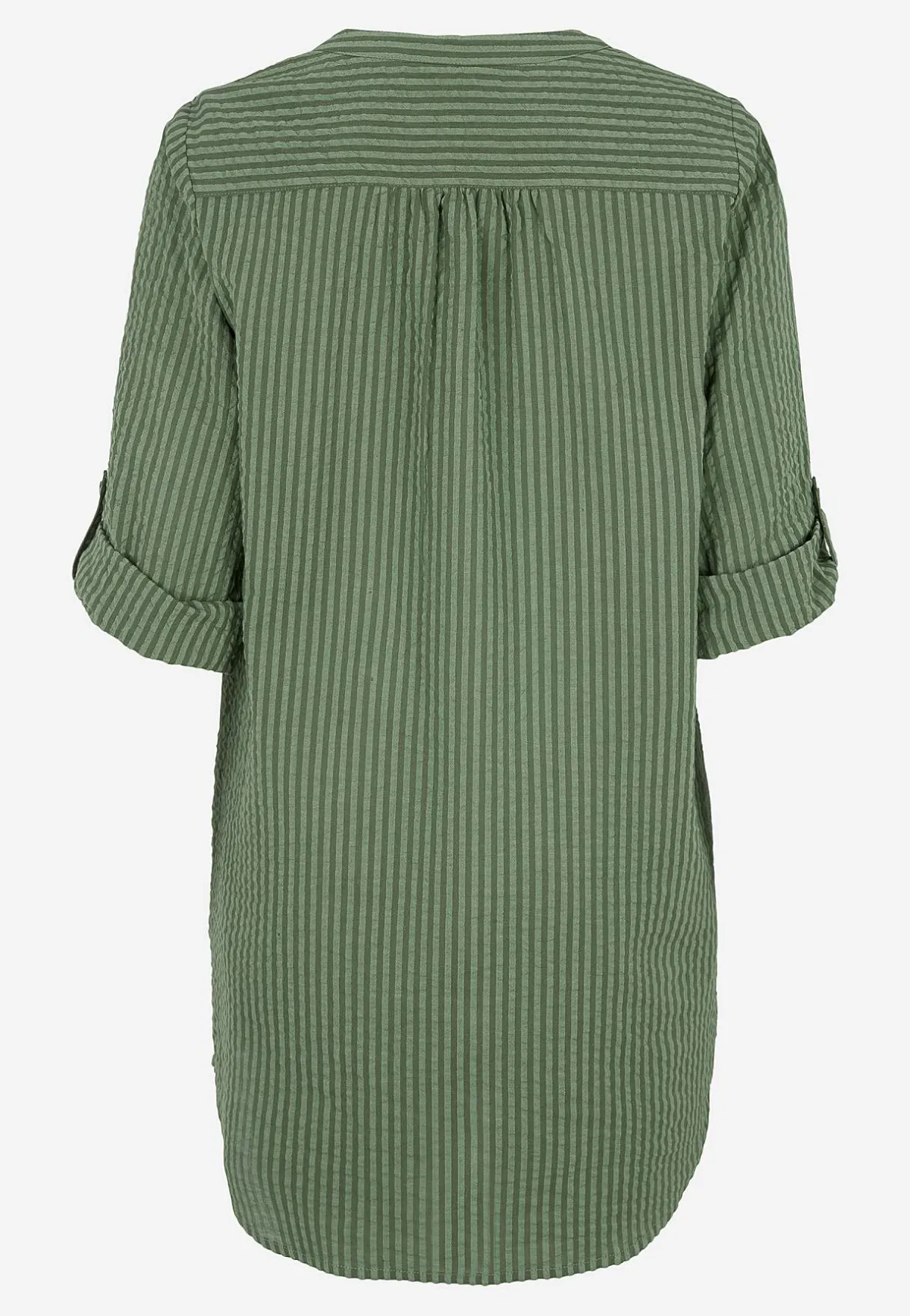 Cellbes of Sweden Tunika i bäckebölja Khakigrön / Randig Clearance