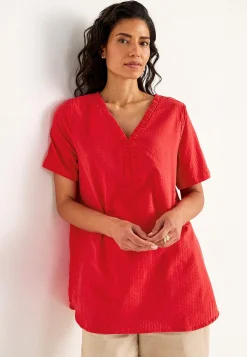 Cellbes of Sweden Tunika i bäckebölja Röd Sale