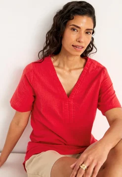 Cellbes of Sweden Tunika i bäckebölja Röd Sale