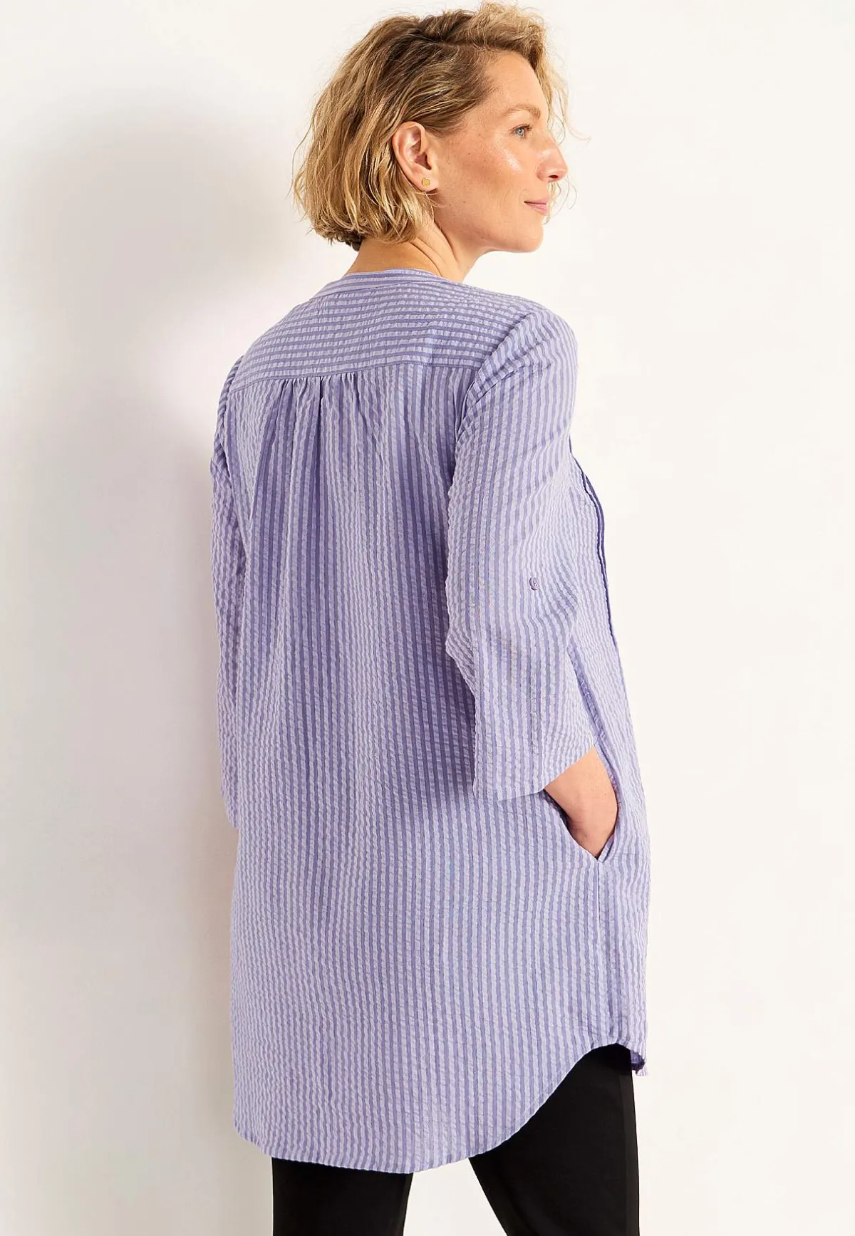 Cellbes of Sweden Tunika i bäckebölja Turkos/Randig Sale