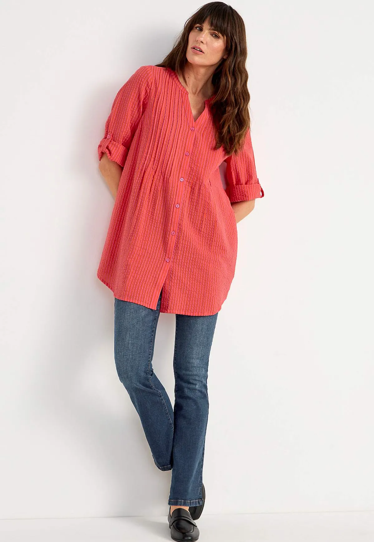 Cellbes of Sweden Tunika i bäckebölja Turkos/Randig Sale